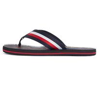 Tommy Hilfiger Chanclas Hombre Massage Beach Sandal con logotipo, Azul (Desert Sky), 43