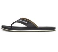 Tommy Hilfiger Chanclas Hombre Padded Comfort Sandal con logotipo, Negro (Black), 40