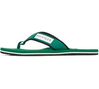 Tommy Hilfiger Chanclas Hombre Patch Beach Sandal con logotipo, Verde (Nouveau Green), 43