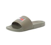 Tommy Hilfiger Chanclas Hombre Pool Slide Zapatillas de baño, Multicolor (Shady Stone), 40