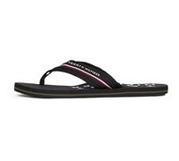 TOMMY HILFIGER Sandalias de dedo rojo / negro / blanco, Talla 40