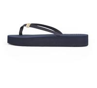 Tommy Hilfiger Chanclas Mujer Elevated Chic Beach Sandal con plataforma, Azul (Space Blue), 38