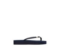 Tommy Hilfiger Chanclas Mujer Elevated Chic Beach Sandal con plataforma, Azul (Space Blue), 40