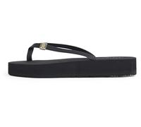 Tommy Hilfiger Chanclas Mujer Elevated Chic Beach Sandal con plataforma, Negro (Black), 40