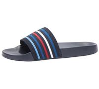 Tommy Hilfiger Chanclas Mujer Global Stripes Pool Slide Zapatillas de baño, Blau (Azul), 37