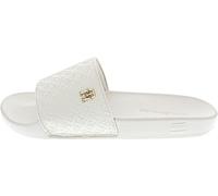Tommy Hilfiger Chanclas Mujer Monogram elegante, Beige (Ancient White), 40