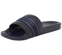 Tommy Hilfiger Chanclas Mujer Poolslide With Webbing elegante, Azul (Space Blue), 36