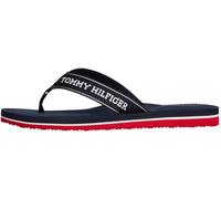 Tommy Hilfiger Chanclas Mujer Sporty Mid Wedge Summer Sandal con logotipo, Azul (Space Blue), 40