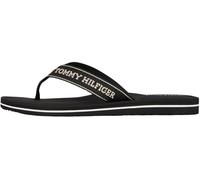 Tommy Hilfiger Chanclas Mujer Sporty Mid Wedge Summer Sandal con logotipo, Negro (Black), 41