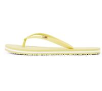 Tommy Hilfiger Chanclas Mujer Strap Beach Sandal con logotipo, Amarillo (Meringue), 38