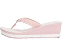 Tommy Hilfiger Th Stripes Wedge Beach Sandal, Chanclas Mujer, Pink Foggy Pink, 41 EU