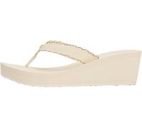 Tommy Hilfiger Chanclas Mujer Wedge Beach Sandal con plataforma, Marfil (Muslin), 40
