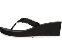 Tommy Hilfiger Chanclas Mujer Wedge Beach Sandal con plataforma, Negro (Black), 39