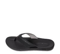 Tommy Hilfiger Chanclas Hombre Molded Beach Sandal con logotipo, Negro (Black), 40
