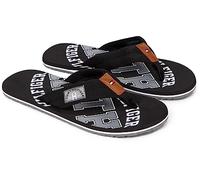 Tommy Hilfiger Chanclas para Hombre Essential TH Beach Sandal Zapatillas de baño, Negro (Black), 48