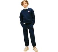 Tommy Hilfiger Chándal Infantil Unisex Heritage Flag Regular Fit, Azul (Dark Night Navy), 12 Años