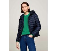TOMMY HILFIGER Chaqueta acolchada de manga larga con capucha. Color azul marino