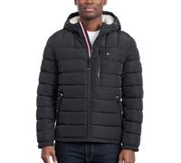 Tommy Hilfiger Chaqueta Acolchada Resistente Al Agua Con Forro de Sherpa de Peso Medio Abrigo Hombre (Pack de 1)