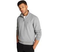 Tommy Hilfiger Chaqueta con Cremallera Hombre Essential Fleece 1/4 Zip con Cuello Marinero con Cremallera, Gris (Medium Grey Heather), 3XL