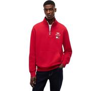 Tommy Hilfiger Chaqueta con Cremallera Unisex TH X Cadillac F1 Logo Half Zip con Bolsillo en el Pecho
