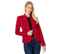 Tommy Hilfiger Chaqueta de Banda Casual, Moda de otoño Blazer, Ají Picante, 48 para Mujer