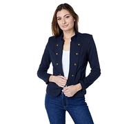 Tommy Hilfiger - Chaqueta de músico Tommy clásica y Abierta para Mujer, Capitán del Cielo, S