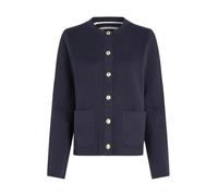Tommy Hilfiger Chaqueta de Punto Mujer Cardigan Co Jersey Reversible Cardi con Botones
