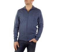 Tommy Hilfiger Chaqueta De Punto Para Hombre ES ATLANTIC Z-THRU CF, 457 Petrol