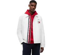 Tommy Hilfiger Chaquetón Unisex TH X Cadillac F1 Chevron con botones, Blanco (White), M