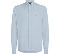 TOMMY HILFIGER Chemisa Oxford recta de rayas. Color azul