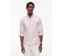 TOMMY HILFIGER Chemisa Oxford recta de rayas. Color rojo rayas