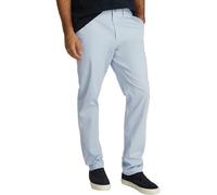Tommy Hilfiger Chino Hombre Denton Chino Satin Straight Fit, Azul (Breezy Blue), 36W/33L
