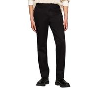 Tommy Hilfiger Chino Hombre Denton Chino Satin Straight Fit, Negro (Black), 36W/28L