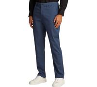 Tommy Hilfiger Chino Hombre Denton Printed Structure Straight Leg Fit, Azul (Aegean Sea), 32W/33L