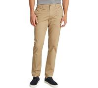 Tommy Hilfiger Chino Hombre Denton Printed Structure Straight Leg Fit, Beige (Batique Khaki), 36W/28L