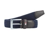 Tommy Hilfiger Cinturón Hombre New Adan Belt 3.5 Cinturón textil, Azul (Sky Captain), 90 cm