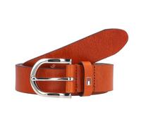 Tommy Hilfiger Cinturón Mujer New Danny Belt Cinturón de piel, Marrón (Cognac), 75 cm