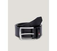 Tommy Hilfiger Cinturón de hombre en piel. Negro 095