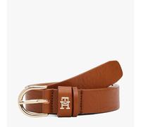 Tommy Hilfiger Cinturón Mujer Essential Effortless 2,5 cm Cinturón de Piel, Marrón (Cognac), 90 cm