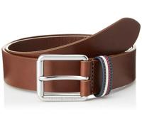 Tommy Hilfiger Cinturón de Piel Hombre, Marrón (Tan), 105 cm