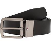 Tommy Hilfiger Cinturón Hombre Denton 3,5 cm reversible, Marrón (Testa Di Moro/Black), 90 cm