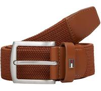 Tommy Hilfiger Cinturón Hombre Denton Elastic 3,5 cm trenzado, Marrón (Cinnamon Bark), 85 cm