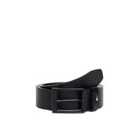 Tommy Hilfiger Cinturón Hombre Layton de piel, Negro (Black), 95 cm