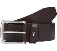 Tommy Hilfiger Cinturón Hombre New Denton Belt 4.0 Cinturón de piel, Marrón (Testa Di Moro), 100 cm