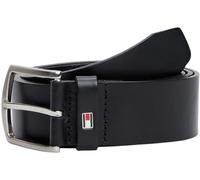 Tommy Hilfiger Cinturón Hombre New Denton Belt 4.0 Cinturón de piel, Negro (Black), 100 cm