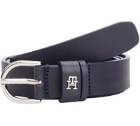Tommy Hilfiger Cinturón Mujer Essential Effortless 2,5 cm Cinturón de piel, Azul (Space Blue), 75 cm