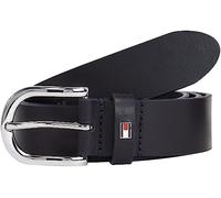 Tommy Hilfiger Cinturón Mujer New Danny Belt Cinturón de piel, Azul (Night Sky), 80 cm