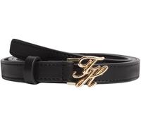 Tommy Hilfiger TH Script 1.5 Aw0aw18609 Cinturón Ajustable, Black (Black), 85 cm para Mujer
