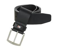 Tommy Hilfiger Cinturón Hombre New Denton Belt 4.0 Cinturón de piel, Negro (Black), 105 cm