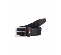 Tommy Hilfiger Cinturón hombre New Adan 3,5 cm textil Azul (Sky Captain) 105 cm